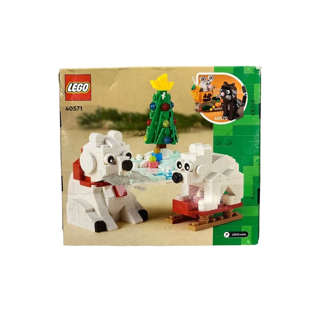LEGO 40571‎ Wintertime Polar Bears Seasonal Christmas Building Set 312 Pcs
